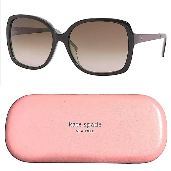 kate spade Accessories - Kate Spade Darilynn/S Butterfly Sunglasses X596 Dark Brown Horn & Jade 58 MM